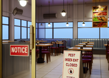 Cierran temporalmente cadena de restaurantes tras encontrar plagas en la comida