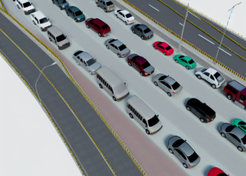 Cierre en la autopista México-Puebla; se presentan largas filas en la caseta de Chalco