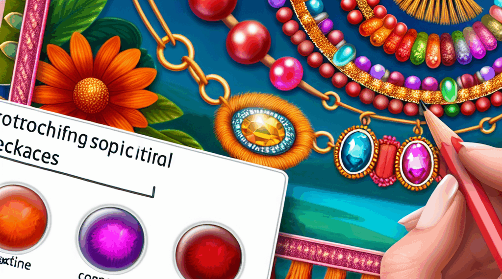 Collares grandes, llamativos y coloridos que son sinónimo de buen tiempo