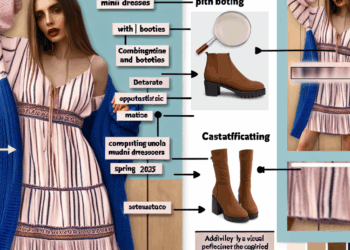Cómo llevar minivestidos boho con botines en primavera 2025, según las tendencias