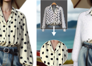 Como llevar blusas de lunares de los 80 que están de regreso en Primavera-Verano 2025