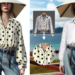 Como llevar blusas de lunares de los 80 que están de regreso en Primavera-Verano 2025
