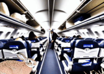 Conejo causa pánico en pleno vuelo de  United Airlines FOTO: CAPTURA DE VIDEO