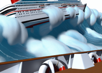 Crucero canadiense sacudido por gigantescas olas en el Paso Drake