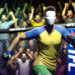 Captan a Cuauhtémoc Blanco en función de la UFC mientras colectivos protestaban en su contra (Video)