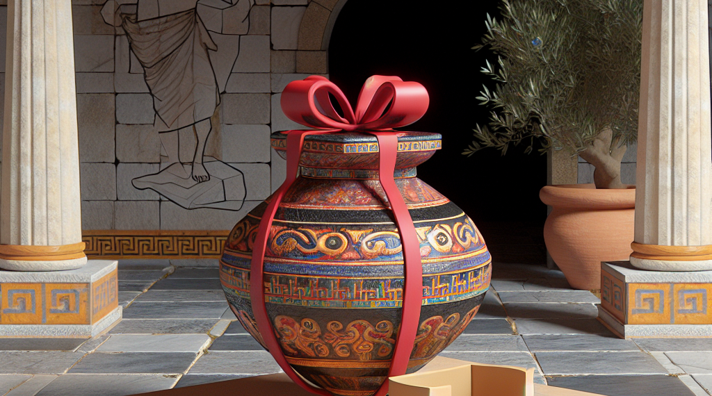 cuidado con griegos que traen regalos