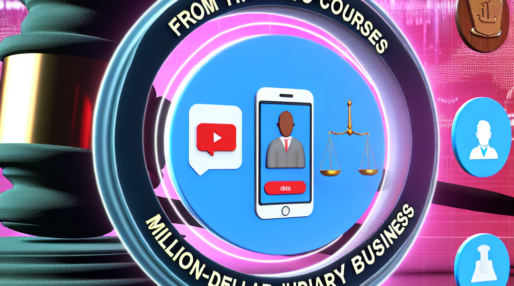 De TikTok a cursos de 45 mil pesos: el negocio detrás de las campañas judiciales