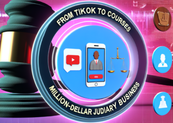 De TikTok a cursos de 45 mil pesos: el negocio detrás de las campañas judiciales