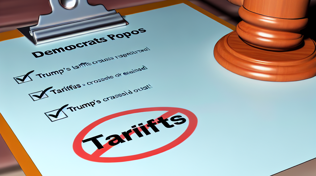 Los demócratas presentaron una resolución para anular los aranceles de Donald Trump contra Canadá