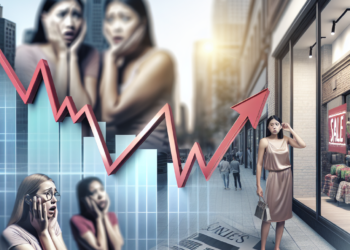 Confianza de los consumidores continuó cayendo en medio de la incertidumbre económica