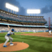 Yoshinobu Yamamoto lanzando y Tommy Edman bateando con Los Angeles Dodgers