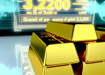 El oro sube 2% y supera los 3,200 dólares la onza por la guerra comercial