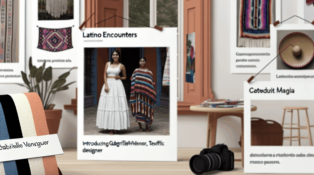 Encuentros Latinos: Conoce a Gabrielle Venguer, la diseñadora mexicana que experimenta con textiles