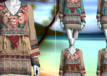 Cómo llevar blusas boho con bordados en los días de calor de Primavera-Verano 2025 según tendencias