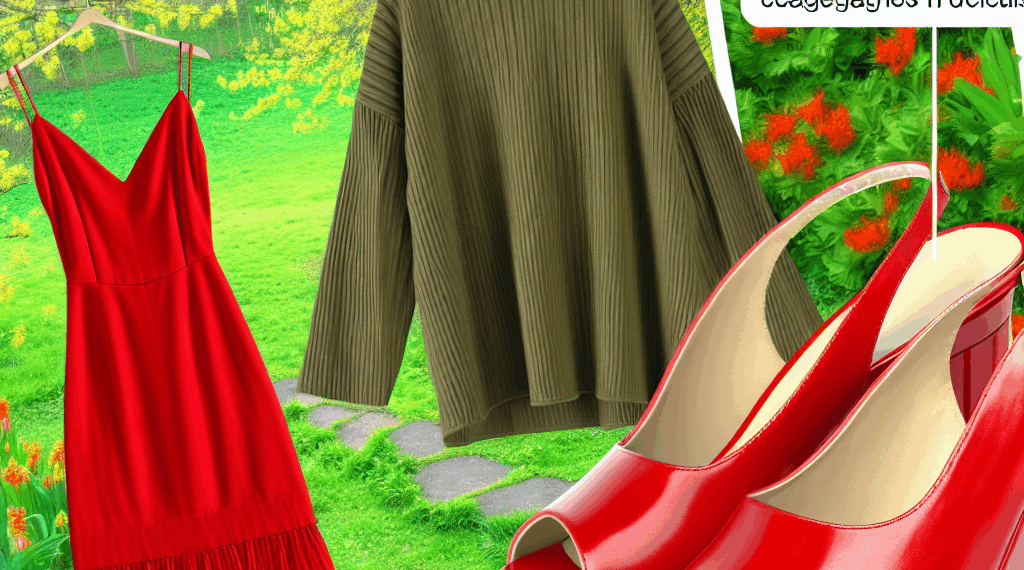 Cómo llevar zapatos slingback color rojo con vestido a juego como Eva Longoria en primavera 2025