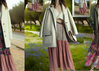 Cómo llevar faldas largas blancas boho con chamarras elegantes en primavera 2025