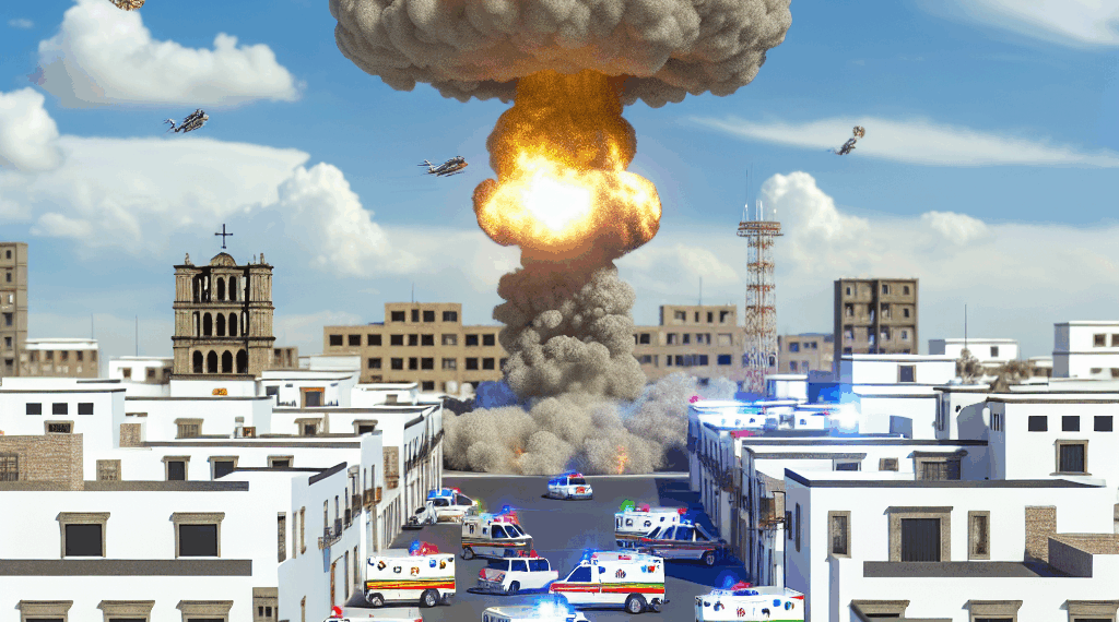 Explosión en el municipio de Tultepec, Edomex, moviliza a los servicios de emergencia