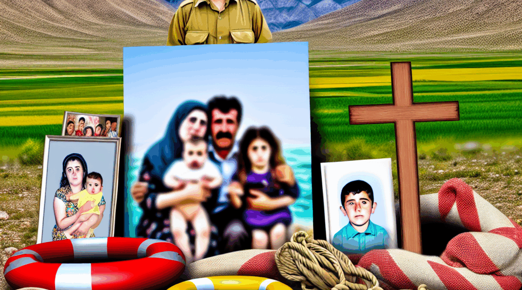 Familia kurda ayudada por el Papa Francisco, en las primera filas de su funeral: Nos salvó