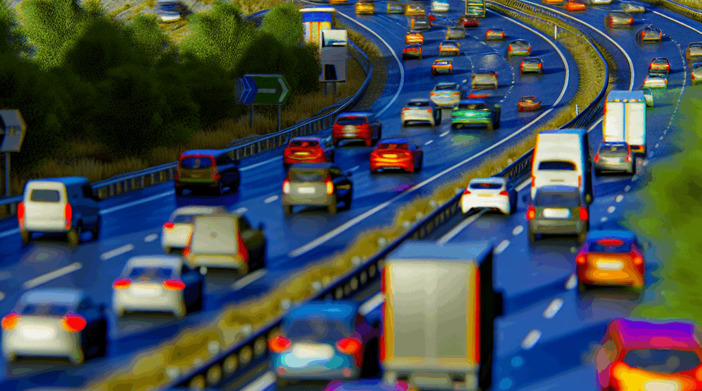 Tráfico en autopistas y carreteras por Semana Santa 2025