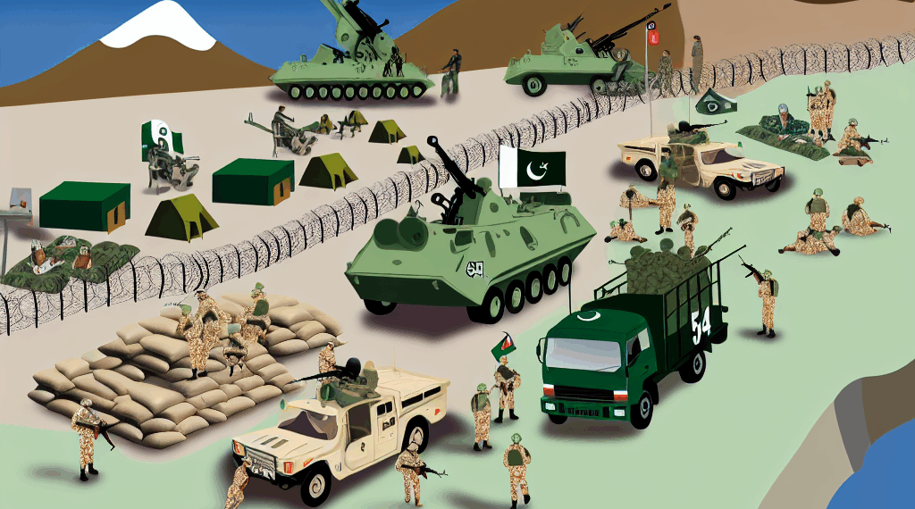 El Ejército paquistaní dice haber matado a 54 militantes que intentaban cruzar la frontera desde Afganistán