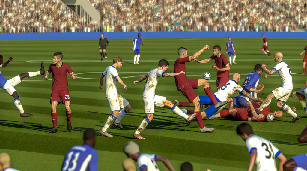 Santiago Giménez sale lesionado tras aparatoso choque con David De Gea