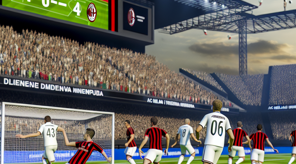 Resultado del partido Udinese vs AC Milan (0-4). GOLES