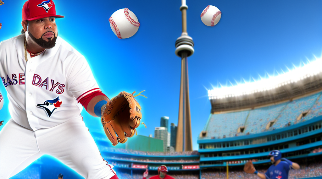 Vladimir Guerrero Jr. celebrando un cuadrangular con Toronto Blue Jays