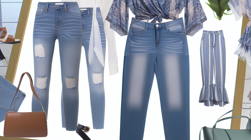 Cómo llevar jeans capri con blusas en tendencia en abril 2025