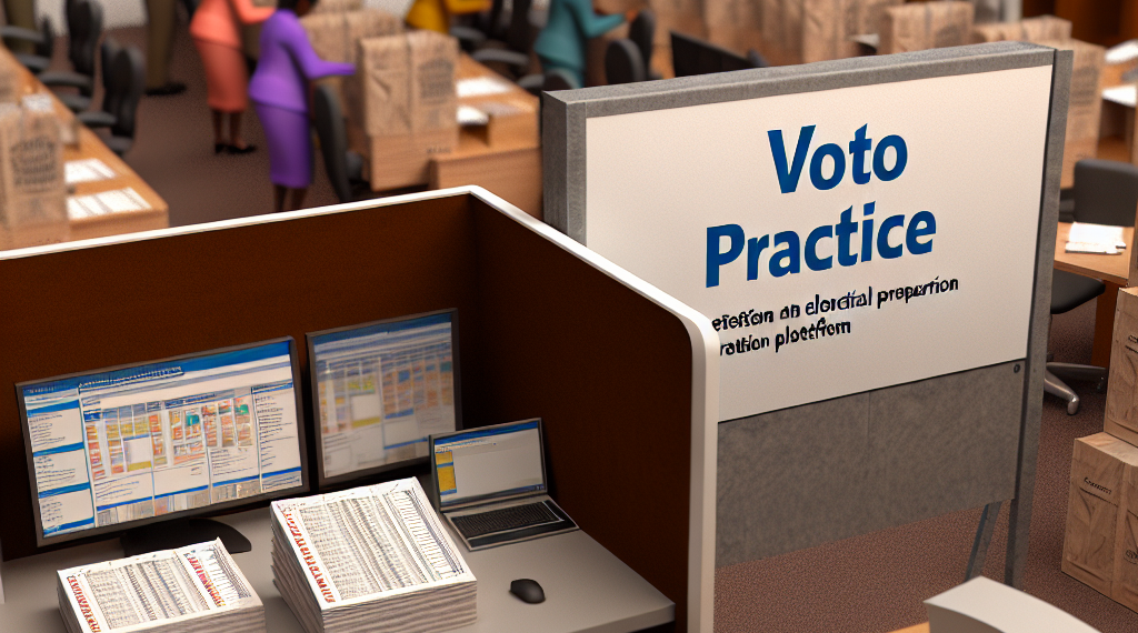 INE alista sitio web para practicar voto en elección