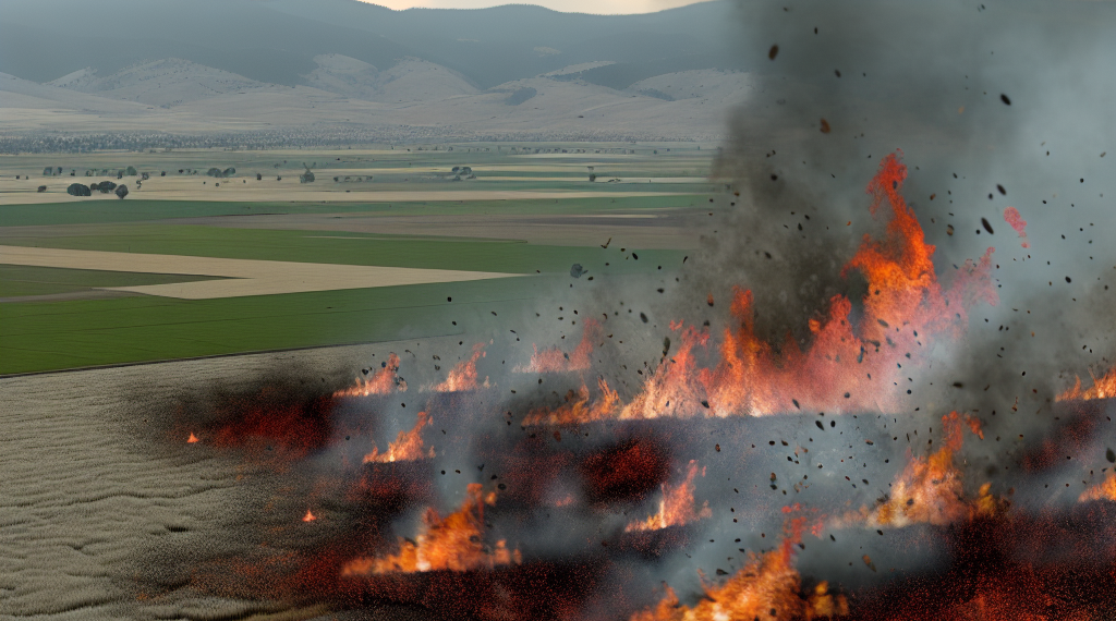 Incendio en San Isidro Miranda en Querétaro