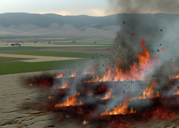 Incendio en San Isidro Miranda en Querétaro