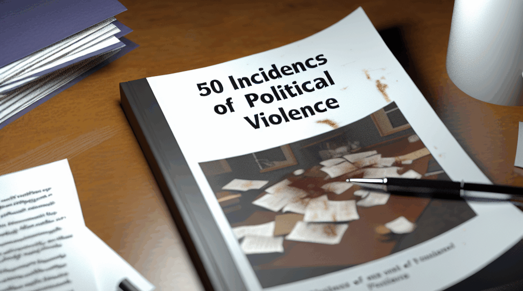 Reportan 50 eventos de violencia política