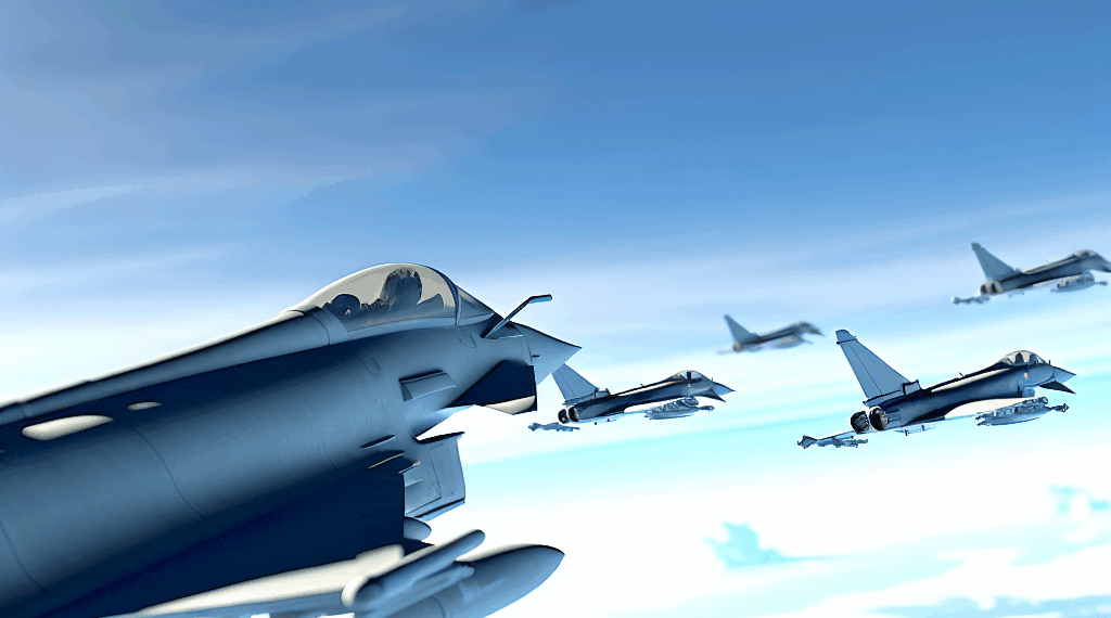 Así son los caza EuroFighter que Italia desplegará por seguridad – El Financiero