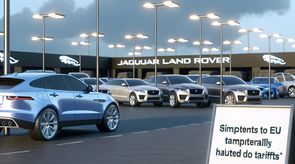 Suspende Jaguar Land Rover envíos a EU ante aranceles