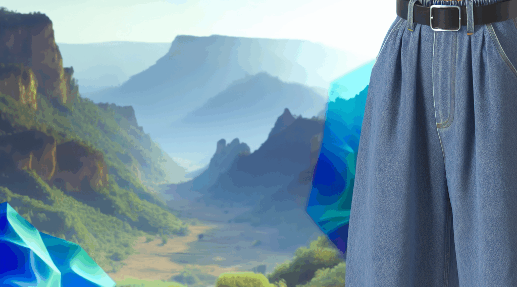 Baggy jeans de tiro alto, la tendencia de mezclilla relajada para Primavera-Verano 2025