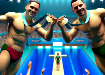 La Jornada - Juan Celaya y Osmar Olvera ganan primera medalla de oro en Copa del Mundo de Clavados