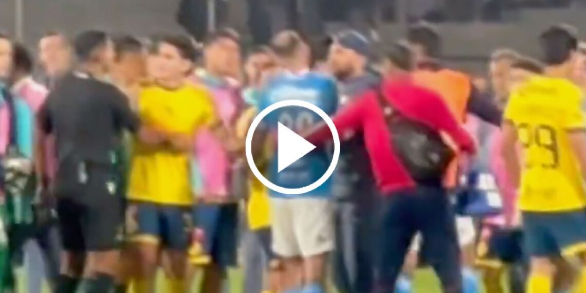 La pelea que no se vio al medio tiempo de América vs. Cruz Azul
