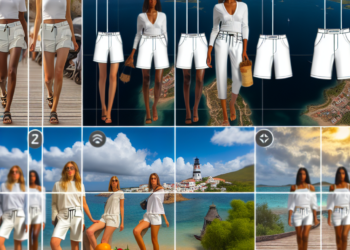 Las bermudas blancas son tendencia en Primavera-Verano 2025, según las pasarelas