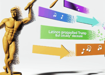 Los latinos ayudaron a Trump a recuperar la Casa Blanca, pero su apoyo ahora baja