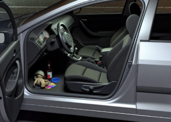 Mamá es detenida por manejar borracha con su hijo en calles de Puebla