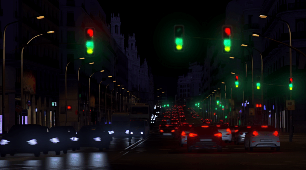 FOTOS: El apagón sume a Madrid en el desconcierto y la convierte en una ciudad sin semáforos