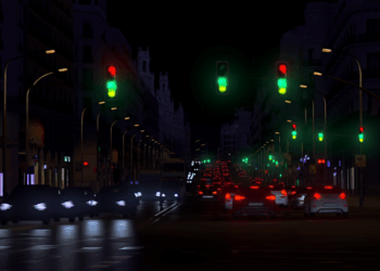 FOTOS: El apagón sume a Madrid en el desconcierto y la convierte en una ciudad sin semáforos