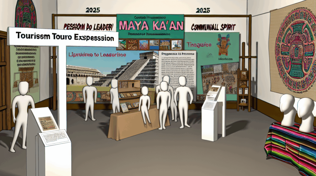 Mara Lezama presenta el modelo de turismo comunitario Maya Ka'an ante líderes del sector en el Tianguis Turístico 2025
