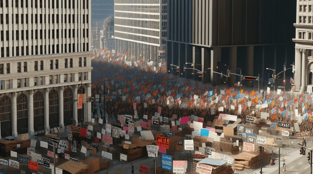 Miles salen a las calles en EU en otra ola de protestas contra Trump