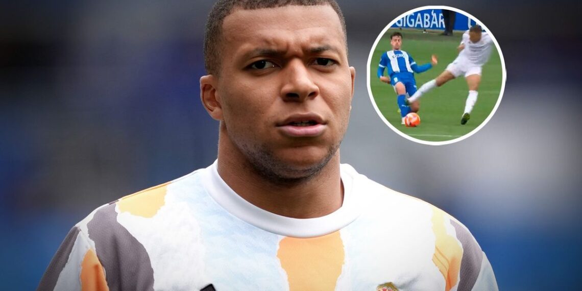 Kylian Mbappé fue expulsado con Real Madrid ante Alavés