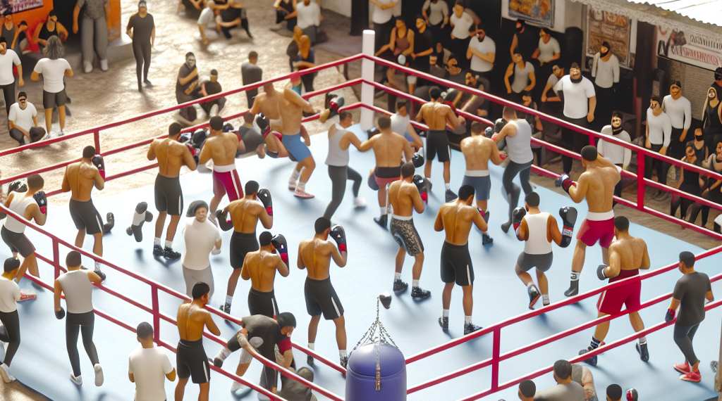 México realiza clase masiva de boxeo contra las drogas
