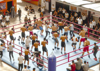 México realiza clase masiva de boxeo contra las drogas