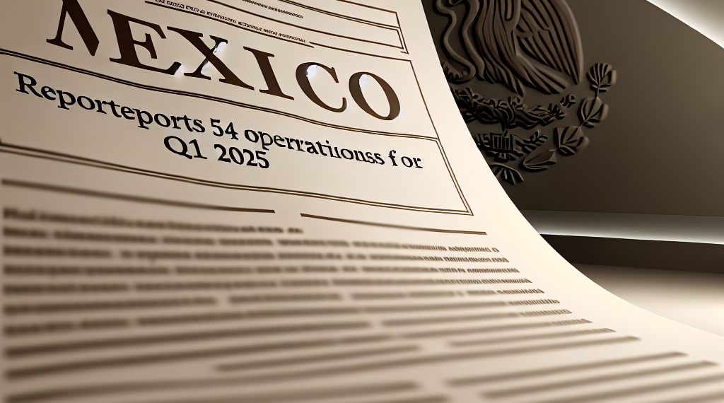 México registró 54 transacciones en el primer trimestre del 2025
