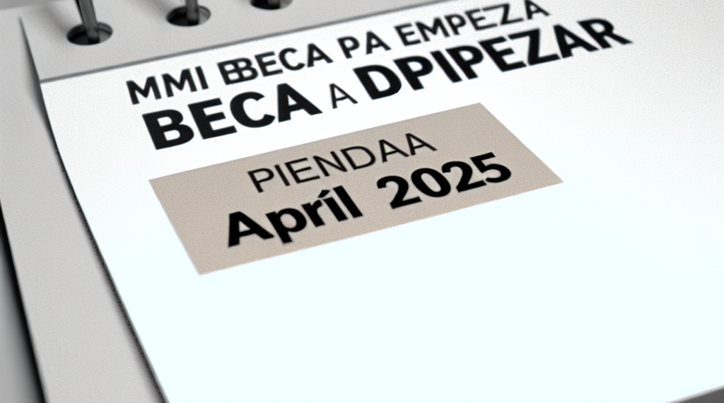 Mi Beca para Empezar abril 2025: qué día realizan el depósito