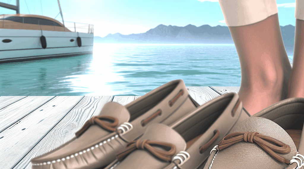 Zapatos náuticos estilo mocasines que debes llevar en primavera 2025